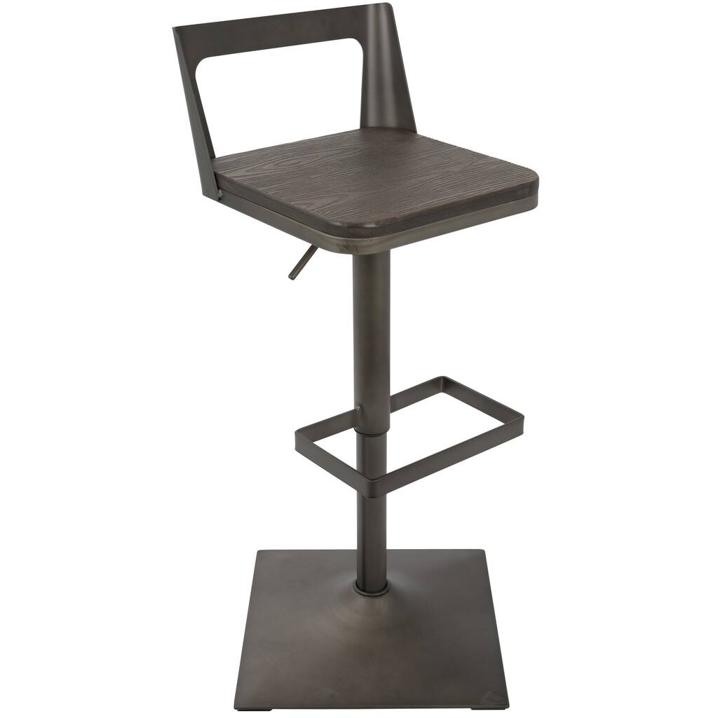 Carbon Loft Goddard Industrial Adjustable Barstool
