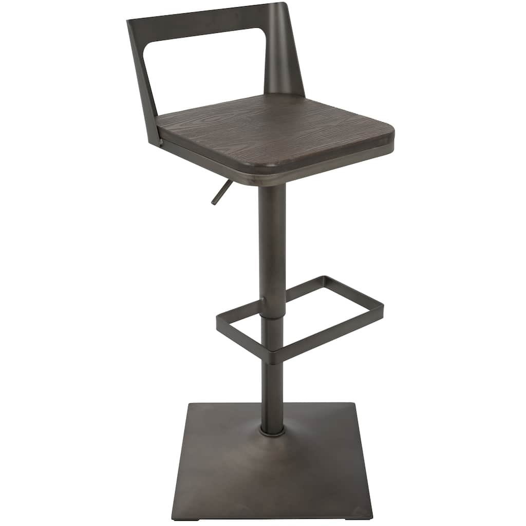 Carbon Loft Goddard Industrial Adjustable Barstool