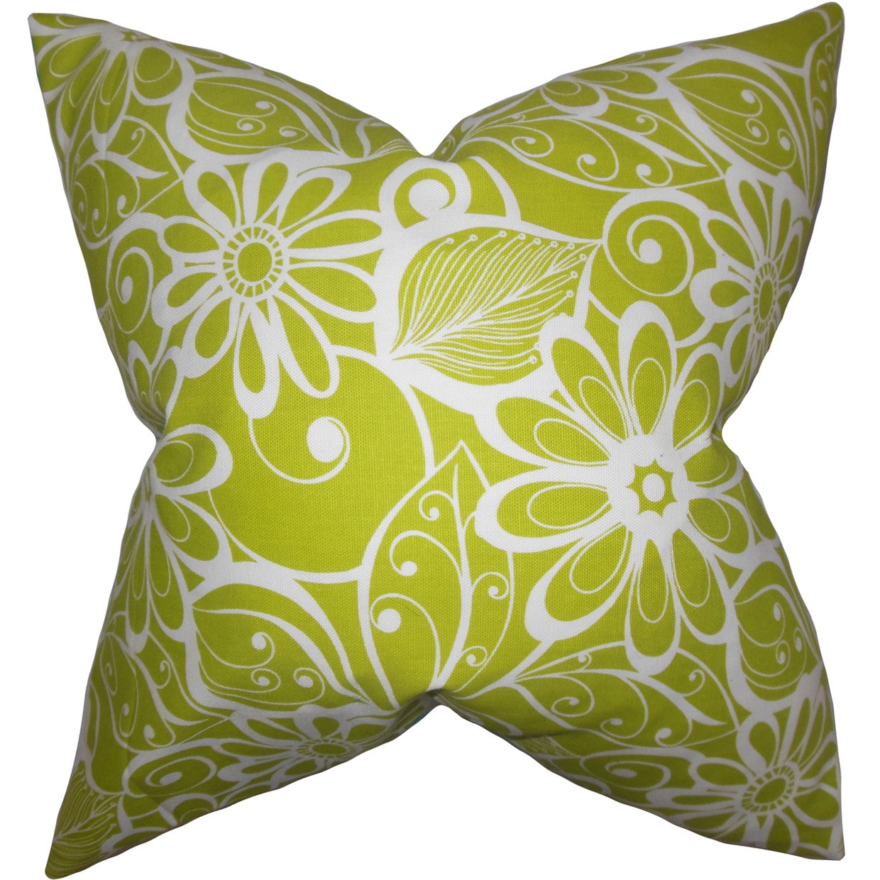 Floral euro pillow clearance shams