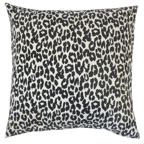 Shop Olesia Animal Print Euro Sham Black Ships To Canada