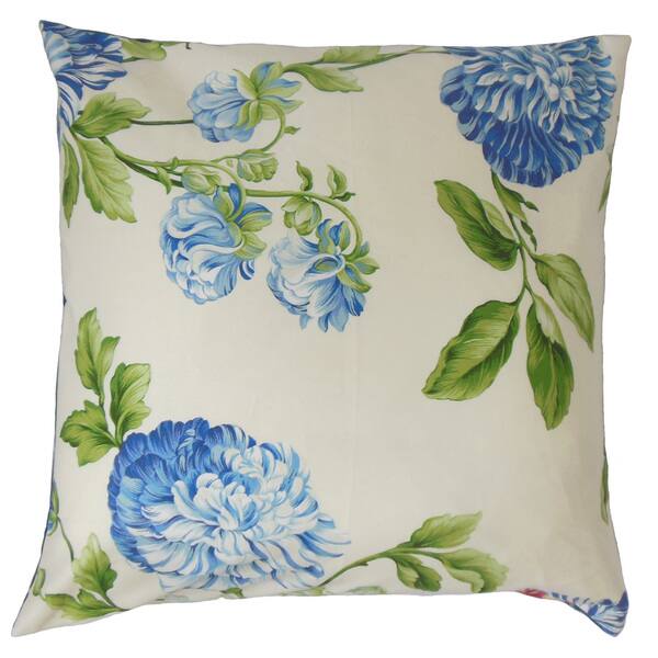 Zarina Floral Euro Sham Bluebell Overstock 13332791