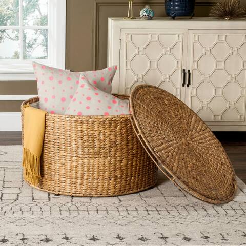 Wicker Living Room Furniture Find Great Deals Ping Safavieh Jesse Wicker Storage Coffee Table 28 5 X
