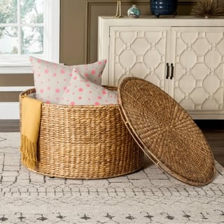 Wicker Living Room Furniture Find Great Deals Ping Safavieh Jesse Wicker Storage Coffee Table