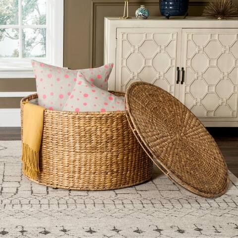 Safavieh Jesse Wicker Storage Coffee Table