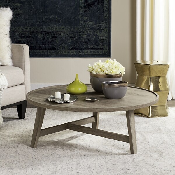 Shop Safavieh Mid Century Malone Wood Coffee Table 35 4 X