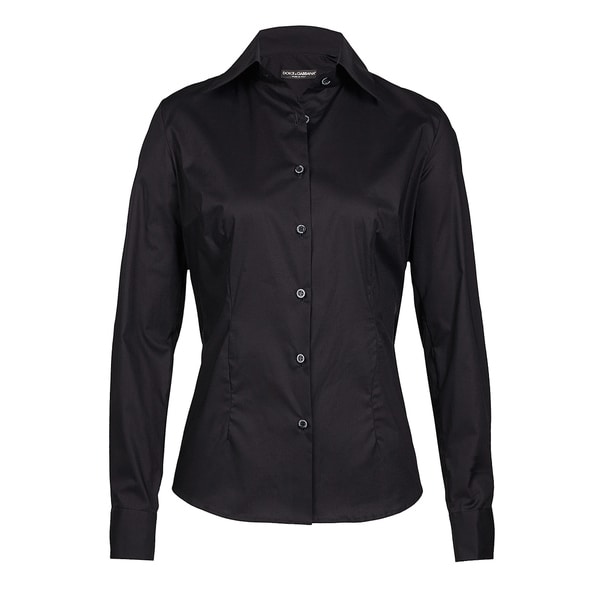 Retro black button up shirt womens canada wholesale