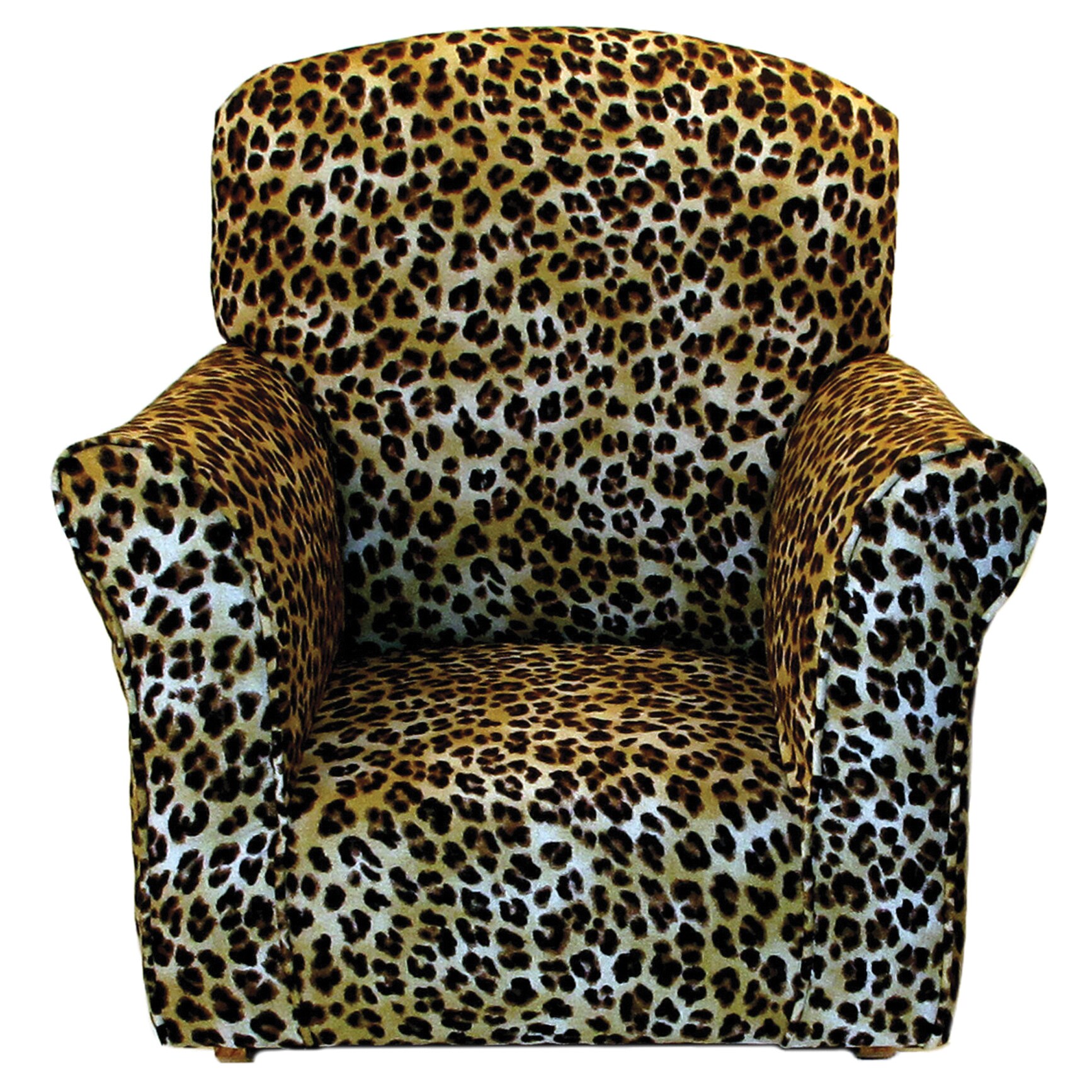 Shop Dozydotes Toddler Rocking Chair In Cheetah Print Cotton Overstock 13340694