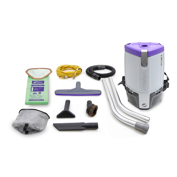 ProTeam Super CoachVac Pro 6 QT Backpack Vacuum Cleaner