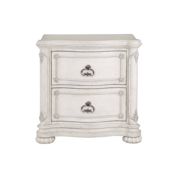 Magnussen Home Furnishings Davenport White Wood 2-drawer Nightstand 