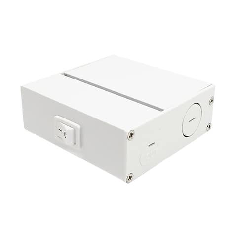 DALS White Aluminum 120-volt Series Junction Box