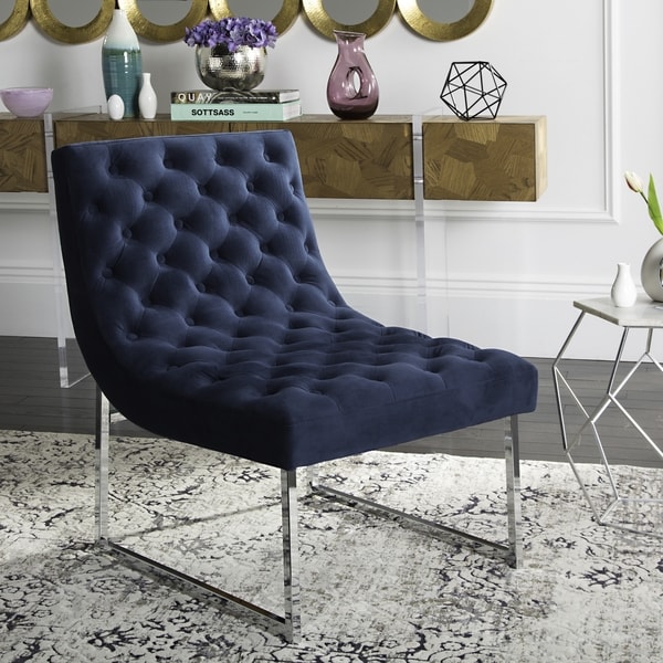 Shop Safavieh Mid-Century Modern Glam Hadley Tufted Velvet ...