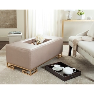 safavieh julian faux ostrich tray cream ottoman/coffee table safavieh julian faux ostrich tray cream ottoman/coffee table
