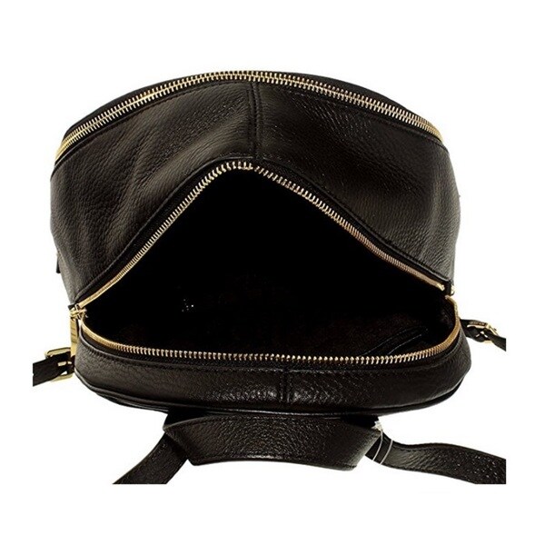 rhea large leather backpack michael kors