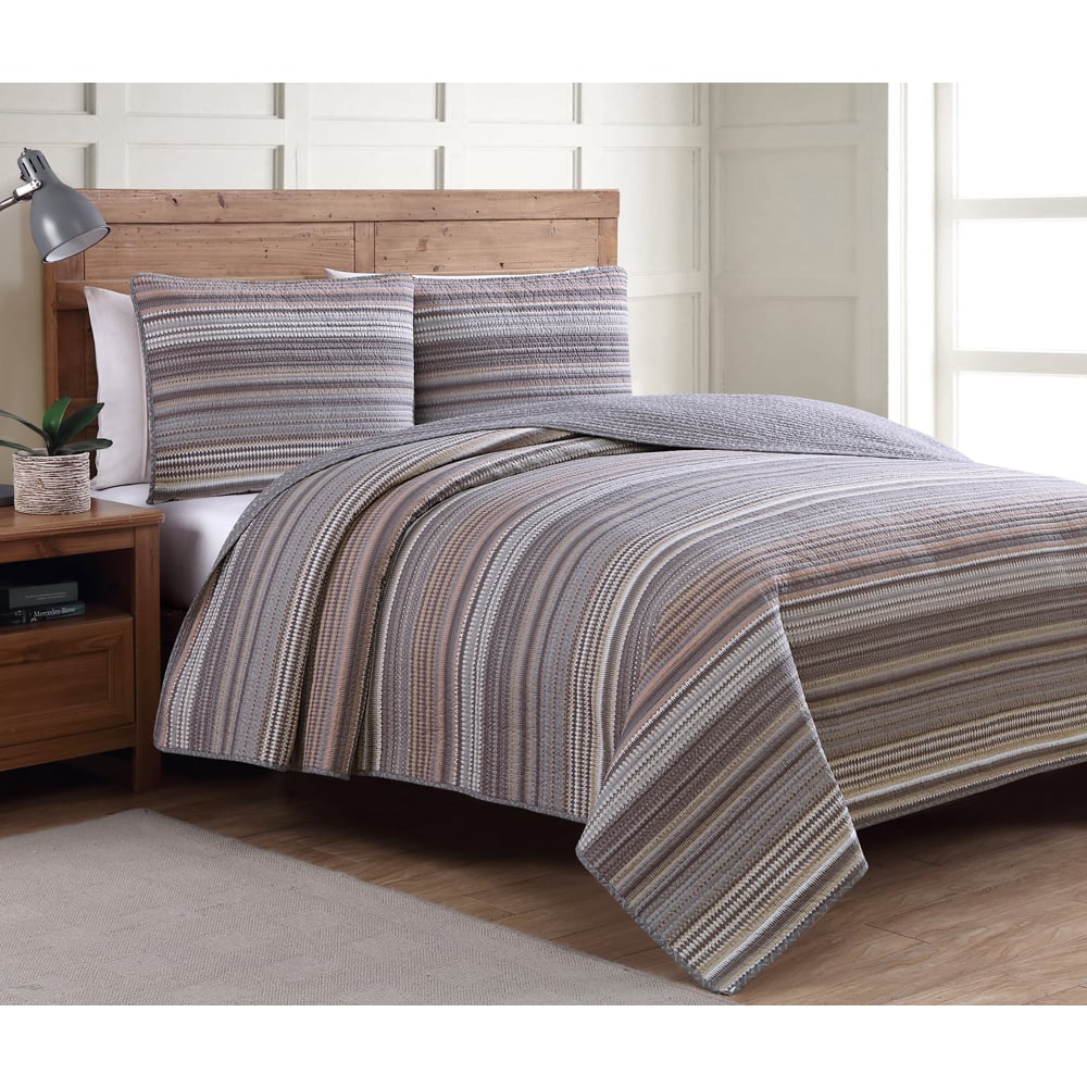 Copper Grove Angelina Neutral Pattern Quilt Set
