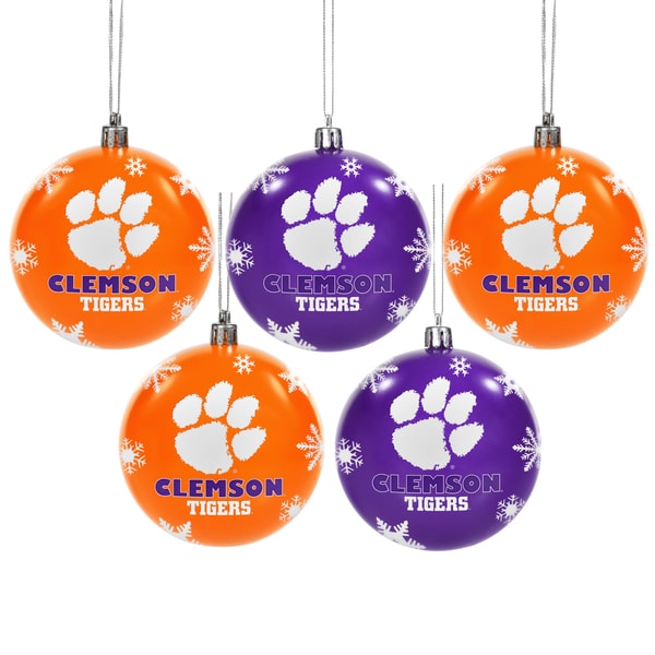 Clemson Tigers 2016 NCAA Shatterproof Ball Ornaments