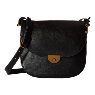 Fossil 'Transit' Black Leather Work Shoulder Bag - Free Shipping Today ...