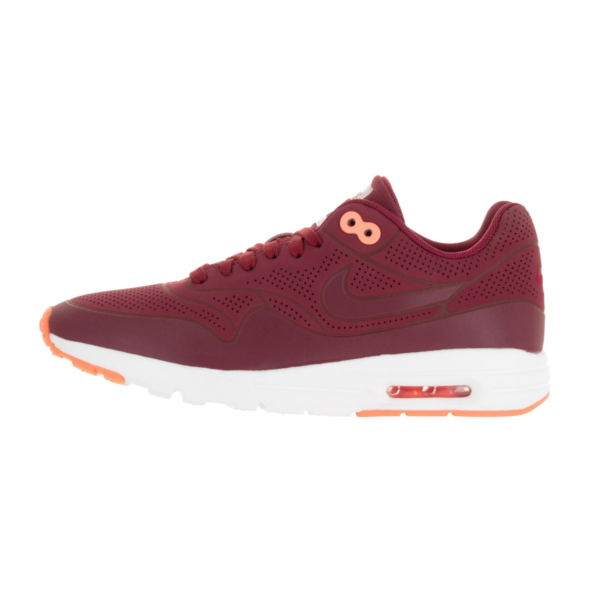 Nike Women's Air Max 1 Ultra Moire Noble Red Synthetic Running Shoes Nike Women's Air Max 1 Ultra Moire Noble Red Synthetic Running Shoes