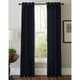 preview thumbnail 3 of 3, Pointehaven Cotton Solid-color Grommet Window Curtain Panel Pair