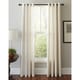 preview thumbnail 5 of 3, Pointehaven Cotton Solid-color Grommet Window Curtain Panel Pair Tan Solid - 50 X 108 - 108 Inches