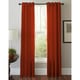 preview thumbnail 2 of 3, Pointehaven Cotton Solid-color Grommet Window Curtain Panel Pair
