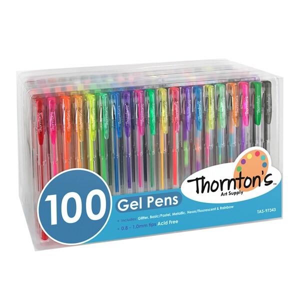 100 pack gel pens