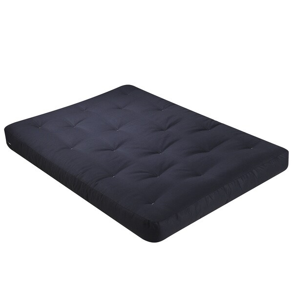 Serta Ella Convoluted Foam, Cotton, and Polyester Blend 8-inch Futon Mattress Bed in a Box Made in the USA
