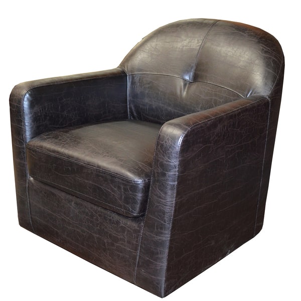 Shop Brooks Embossed Leather Club Chair Free Shipping Today
