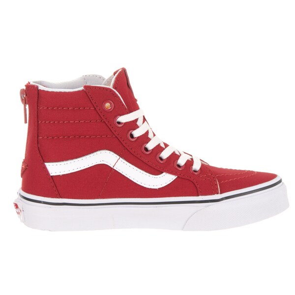 vans sk8 hi zip red