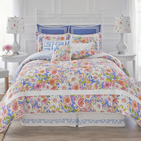 Shop Dena Home Chinoiserie Garden Duvet Cover Overstock 13344542