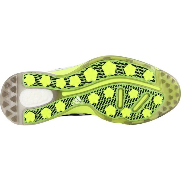 black and yellow golf shoes