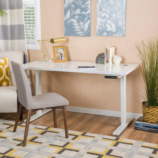 Edison 48-inch Desk with Adjustable Height and Dual Powered Base by ...