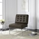 preview thumbnail 1 of 8, SAFAVIEH Mid-Century Modern Ansel Leather Antique Taupe Club Chair - 28" W x 30" D x 36" H