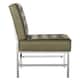 preview thumbnail 4 of 8, SAFAVIEH Mid-Century Modern Ansel Leather Antique Taupe Club Chair - 28" W x 30" D x 36" H