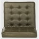 preview thumbnail 7 of 8, SAFAVIEH Mid-Century Modern Ansel Leather Antique Taupe Club Chair - 28" W x 30" D x 36" H