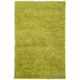 preview thumbnail 5 of 12, Artist's Loom Hand-Woven Contemporary Abstract Pattern Shag Rug - 5'x7'6" Green/Yellow