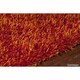 preview thumbnail 6 of 12, Artist's Loom Hand-Woven Contemporary Abstract Pattern Shag Rug - 5'x7'6"