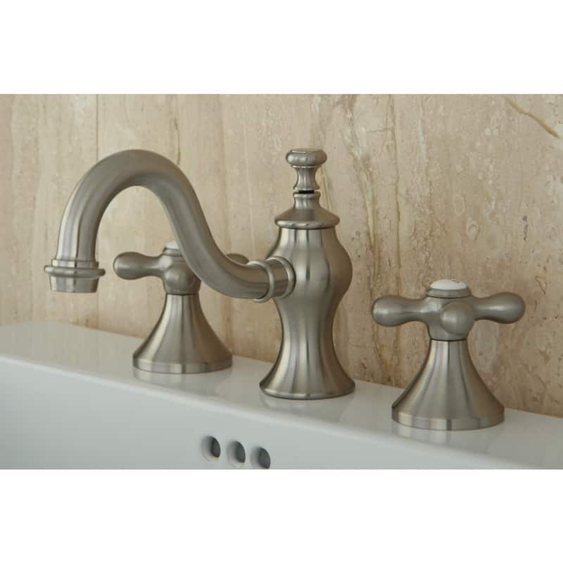 Kingston Brass Victorian Cross Widespread Bathroom Faucet