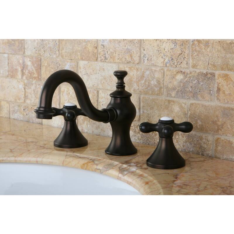 Kingston Brass Victorian Cross Widespread Bathroom Faucet