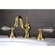 preview thumbnail 2 of 5, Victorian Crystal Widespread Bathroom Faucet