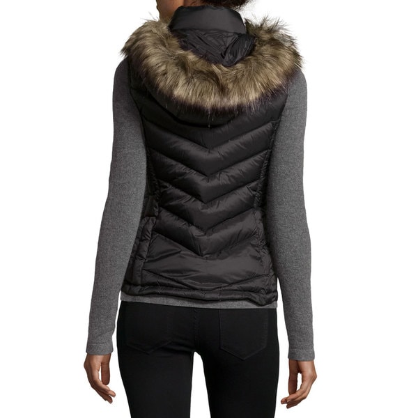 michael kors hooded puffer vest