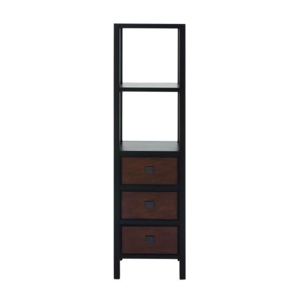 Studio 350 Wood Tall Storage Shelf 16 inches wide, 59 inches high