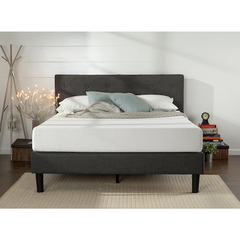 King Size Beds Online At Our Best Bedroom Furniture Priage By Zinus King Size Upholstered On Tufted Diamond Sched Platform Bed
