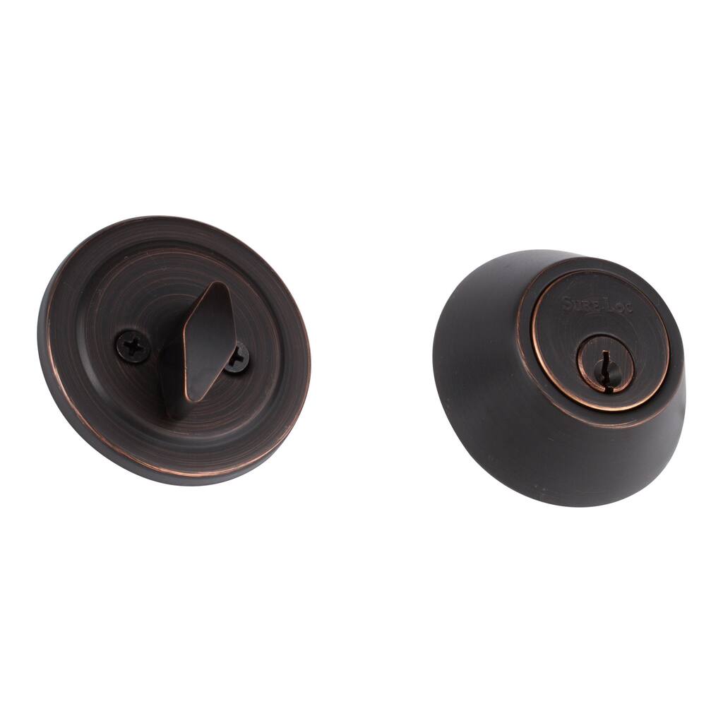 Sure-Loc Brass Single Cylinder Deadbolt