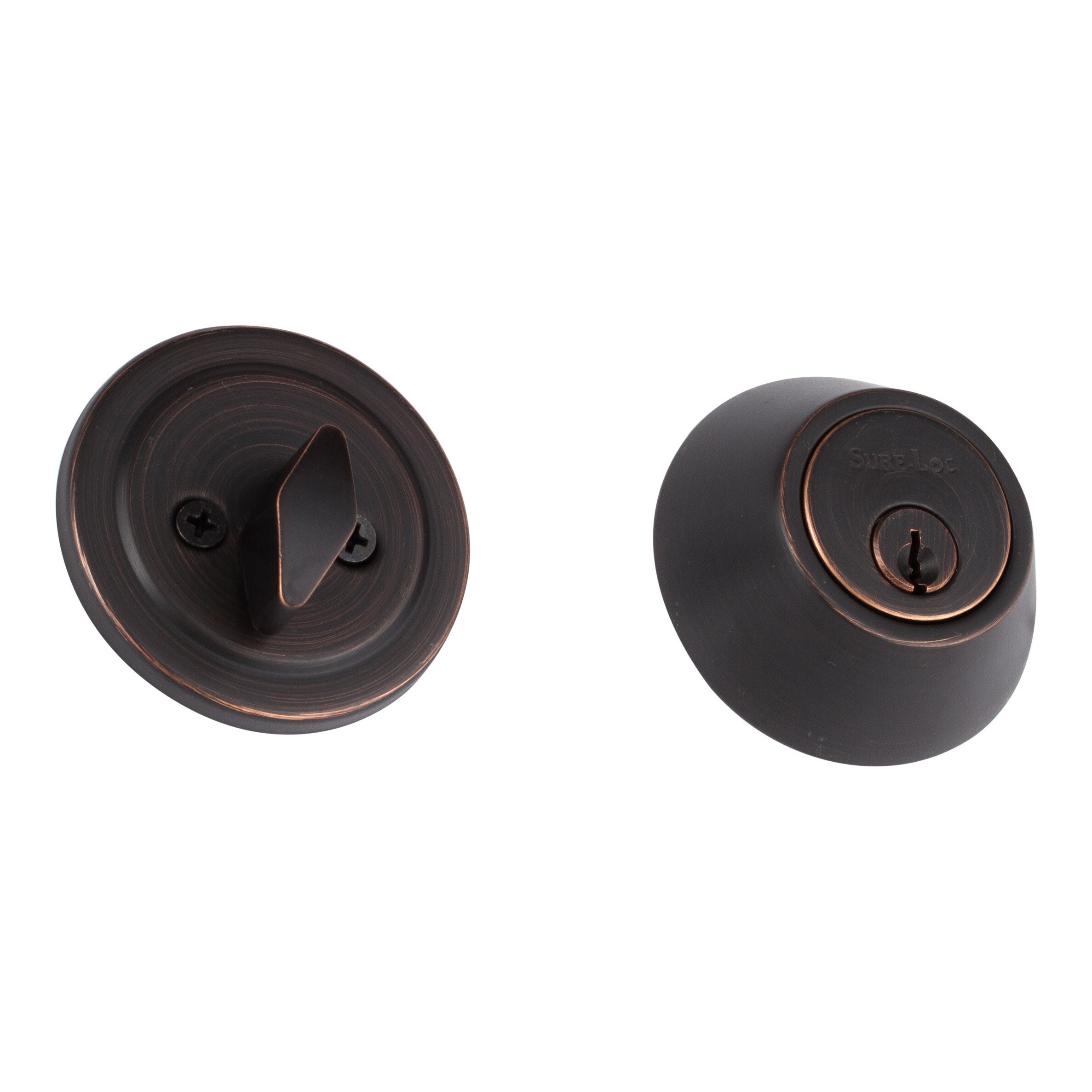 Sure-Loc Brass Single Cylinder Deadbolt