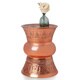 Handmade Hourglass Shape Copper End Table (India) - Thumbnail 2