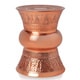 Handmade Hourglass Shape Copper End Table (India) - Thumbnail 0