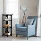 Mission 4-shelf Corner Folding Wood Bookcase