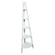 5-Shelf Corner Ladder Espresso Bookcase - Thumbnail 10