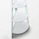5-Shelf Corner Ladder Espresso Bookcase - Thumbnail 12