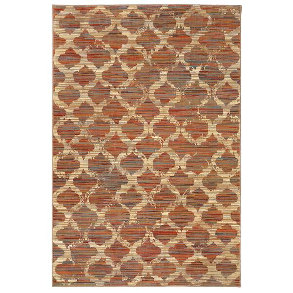 Mohawk Home Symphony Clark Fret Area Rug (8' x 10') 8' x 10' Bed